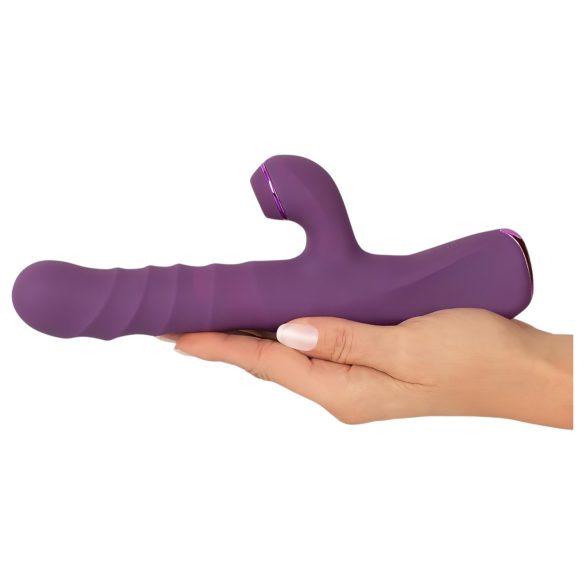 Javida - 3in1 rabbit vibrator - siliconen - paars