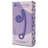 Snail Vibe Curve - duo vibrator voor clitoris en vagina - siliconen - paars