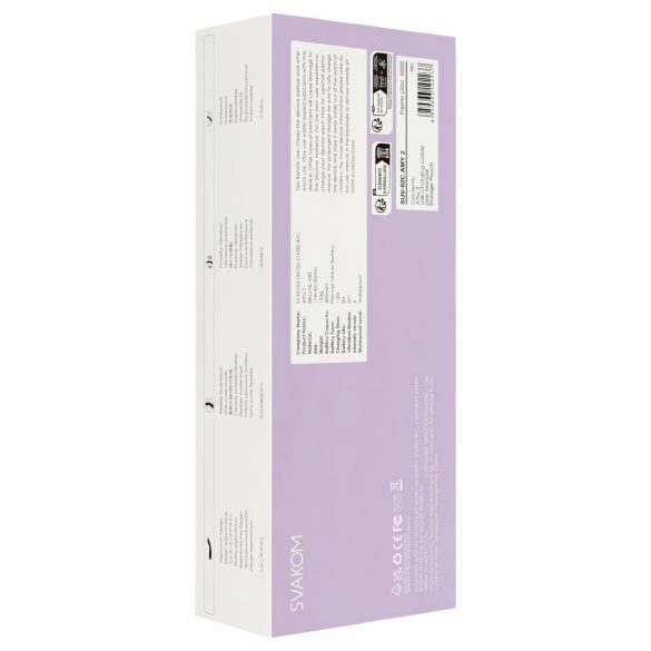 Svakom Amy 2 - G-spot vibrator - oplaadbaar waterdicht - paars