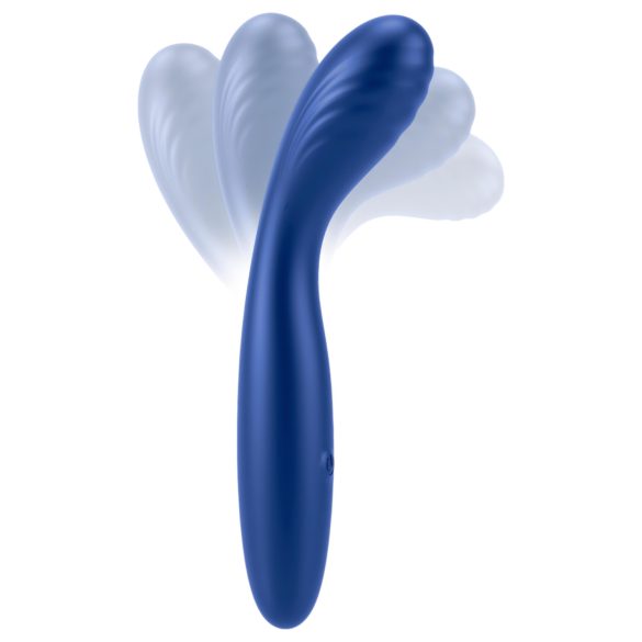 Smile - flexibele G-spot vibrator - blauw