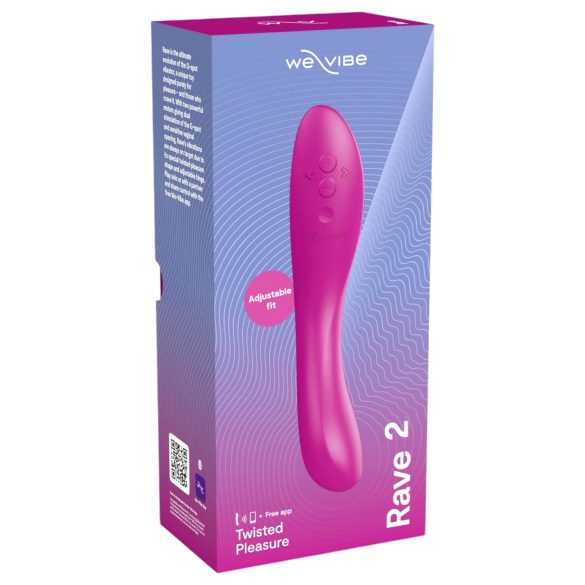We-Vibe Rave 2 - G-spot vibrator - oplaadbaar - roze
