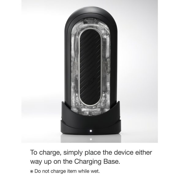 TENGA Flip Zero - krachtige masturbator (zwart)