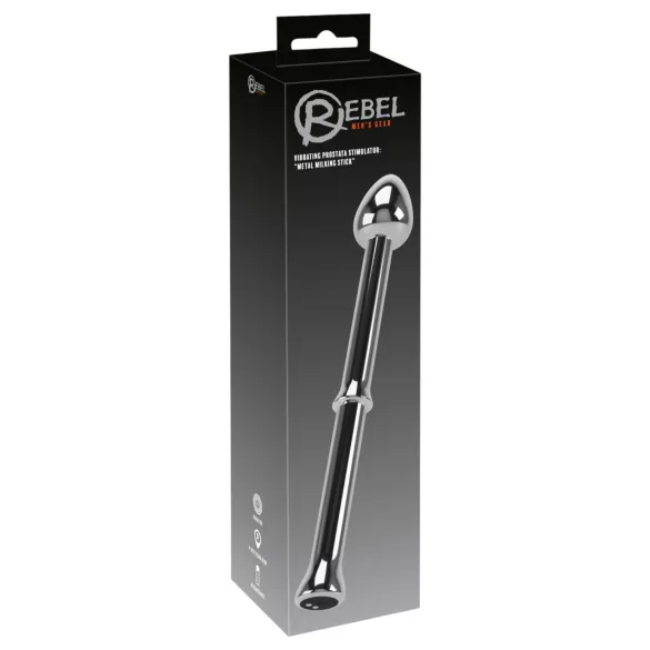 Rebel - prostaat vibrator metaal - zilver