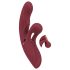 Javida 2-Functie Rabbit - oplaadbare clitorisstimulerende vibrator (rood)