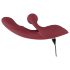 Javida 2-Functie Rabbit - oplaadbare clitorisstimulerende vibrator (rood)
