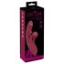 Javida 2-Functie Rabbit - oplaadbare clitorisstimulerende vibrator (rood)