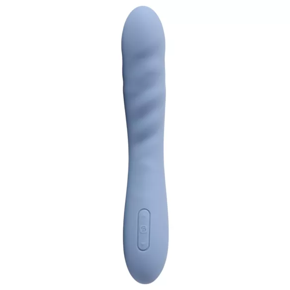 Svakom Ava Neo - thrusting vibrator - appgestuurd - siliconen blauw
