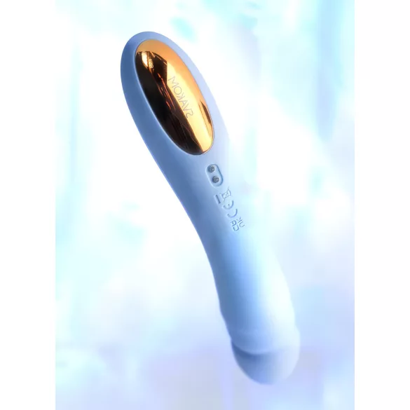 Svakom Ava Neo - thrusting vibrator - appgestuurd - siliconen blauw
