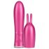 Durex Tease & Vibe - staafvibrator met konijn clitorisstimulator (roze)