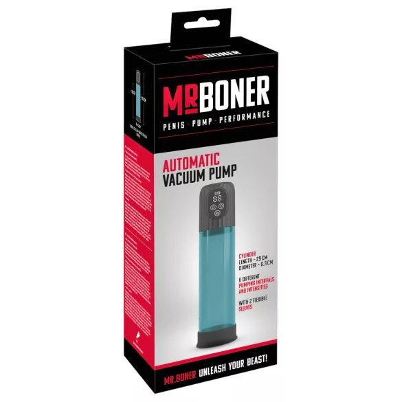Mister Boner - automatische penispomp - blauw