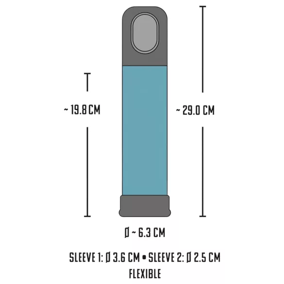 Mister Boner - automatische penispomp - blauw