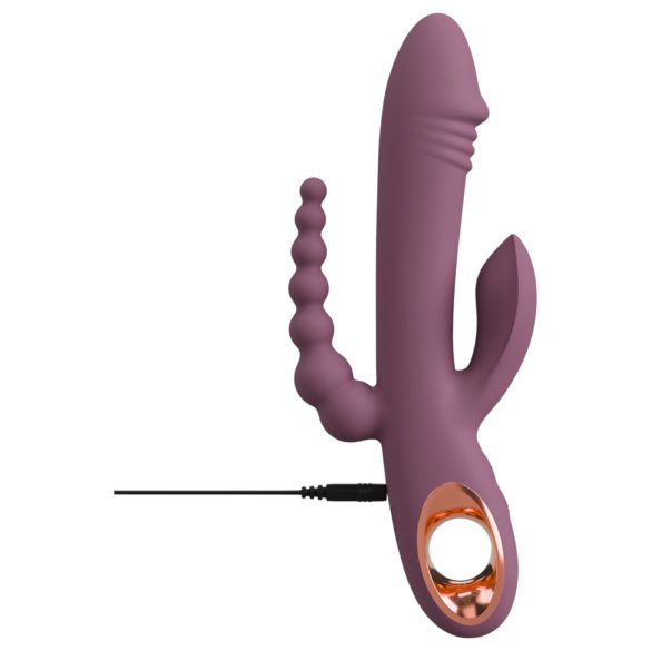 You2Toys - vibrator met drie armen - oplaadbaar - paars