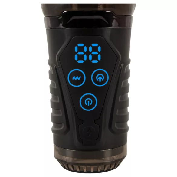 Stroker - automatische zuigende en vibrerende masturbator - grijs