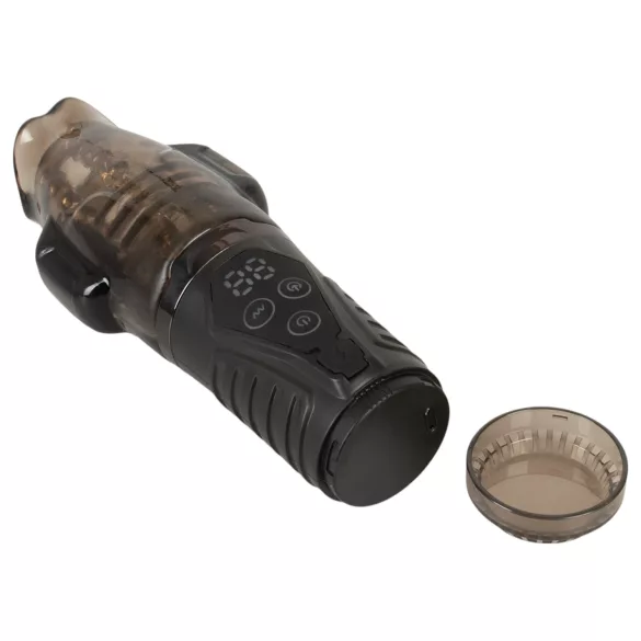 Stroker - automatische zuigende en vibrerende masturbator - grijs