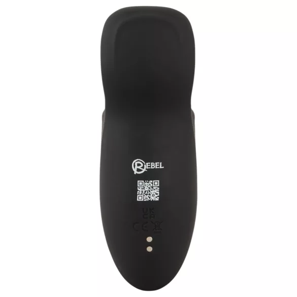 Rebel - penismasturbator met bewegende arm en vibratie - zwart