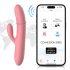 Svakom Mora Neo - vibrator met clitorisstimulator en kralen - siliconen - roze