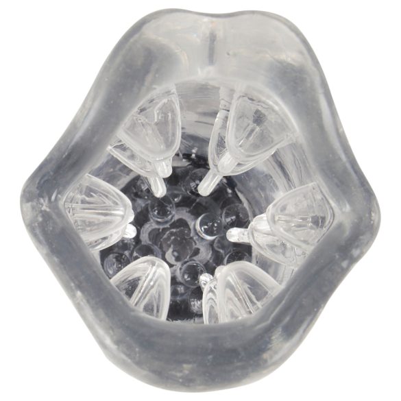 Stroker - vibrerende roterende masturbator - transparant