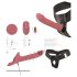 You2Toys - strap-on vibrator set - rood