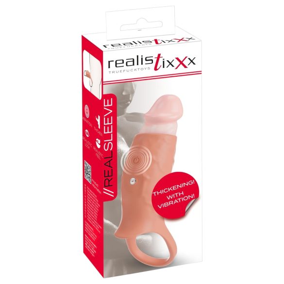 Realistixxx - open, vibrerende penismanchet (natuurlijk)