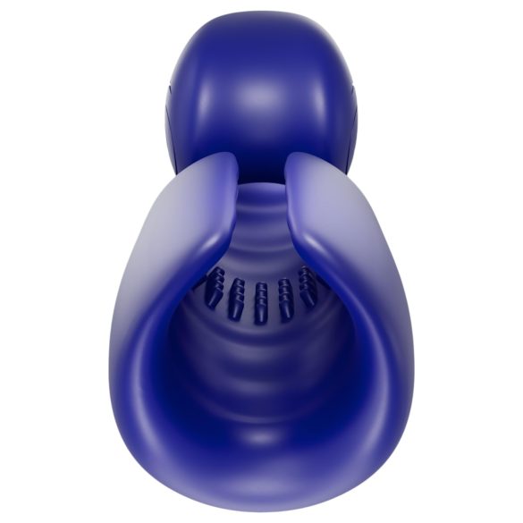 SVibe EVO - masturbator - oplaadbaar waterdicht - blauw