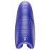 SVibe EVO - masturbator - oplaadbaar waterdicht - blauw