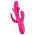 SMILE - drievoudige arm, tongvormige vibrator (roze)