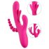 SMILE - drievoudige arm, tongvormige vibrator (roze)