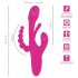 SMILE - drievoudige arm, tongvormige vibrator (roze)