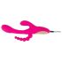 SMILE - drievoudige arm, tongvormige vibrator (roze)