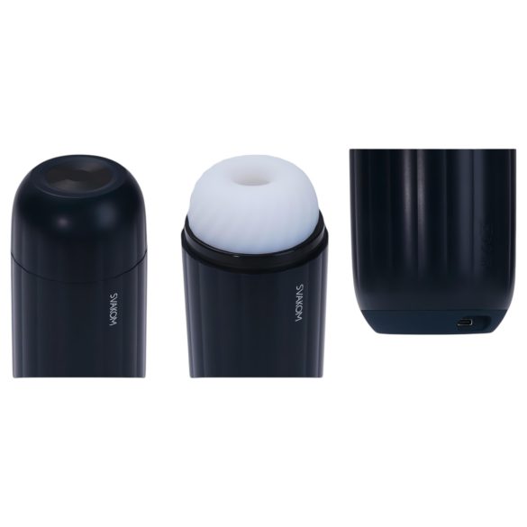Svakom Sam Neo 2 - automatisch masturbator - zwart wit