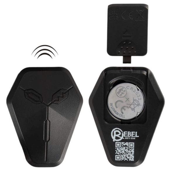 Rebel - prostaat vibrator met stuwfunctie - siliconen - zwart