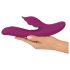 Javida - 4in1 G-spot en clitorisstimulator vibrator (paars)