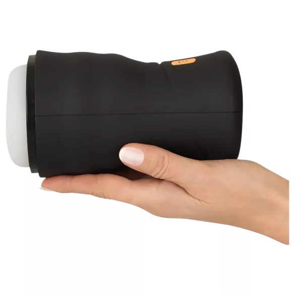 You2Toys Gyro - automatische draaiende en vibrerende masturbator - zwart