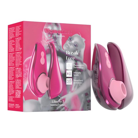 Womanizer Liberty 2 Iggy Azalea - luchtdruk clitorisstimulator (roze)