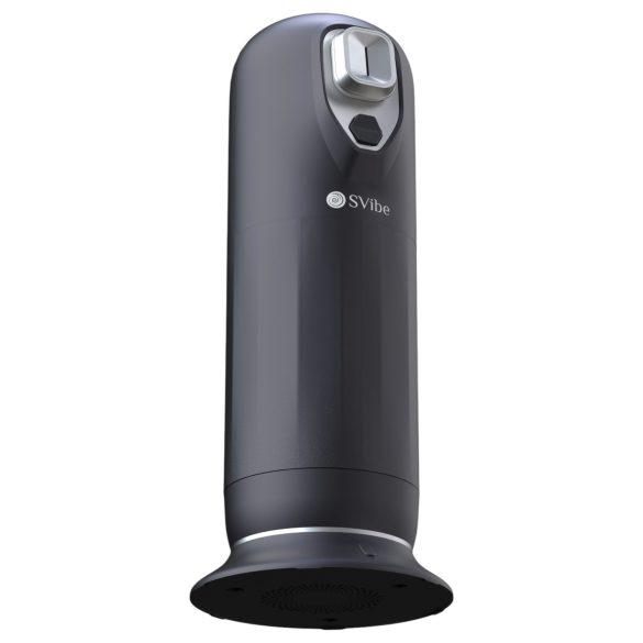 Snail Vibe Jet - automatische masturbator met verwarmingsfunctie - zwart