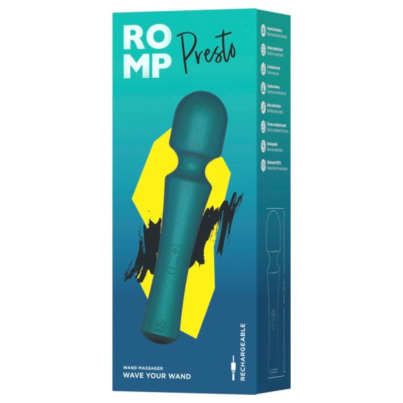 ROMP Presto - mini vibrator - krachtige massage - groen