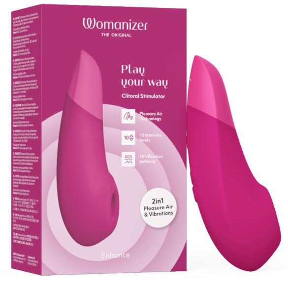 Womanizer Enhance - luchtdruk clitorisstimulator - roze