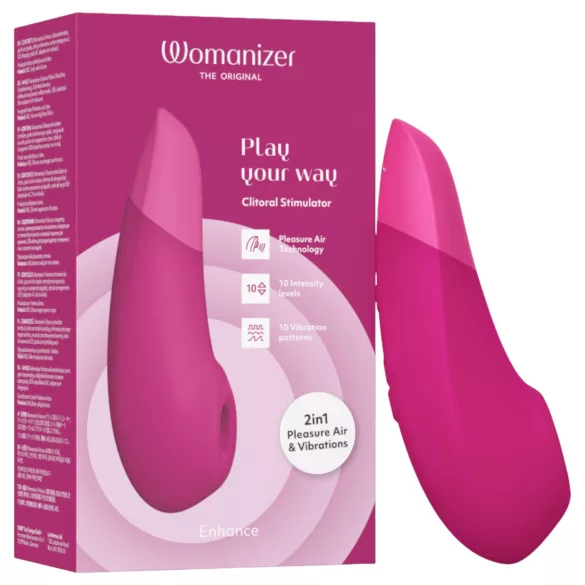 Womanizer Enhance - luchtdruk clitorisstimulator (roze)