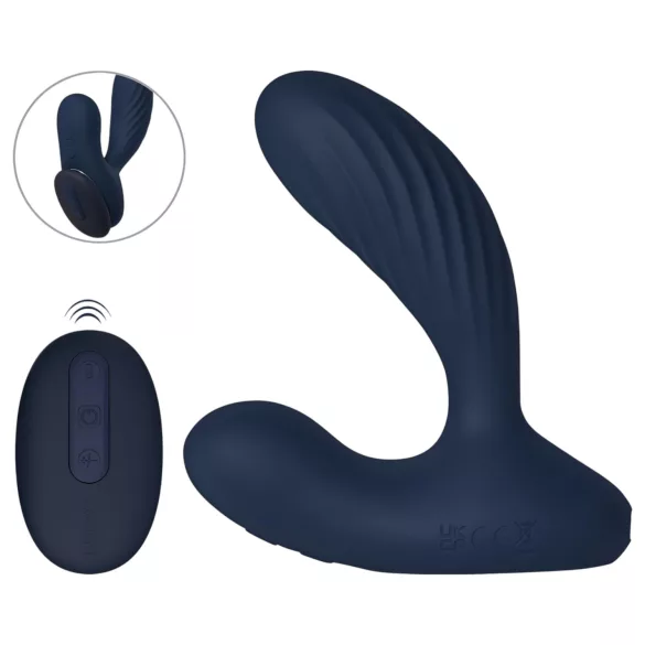 Svakom Vick Neo 2 - anale vibrator - op afstand bestuurbaar - blauw