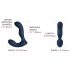 Svakom Iker Neo - interactieve, pulserende anale vibrator (blauw)