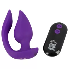   Smile - 2-in-1 anaal vibrator en clitorisstimulator - siliconen - paars