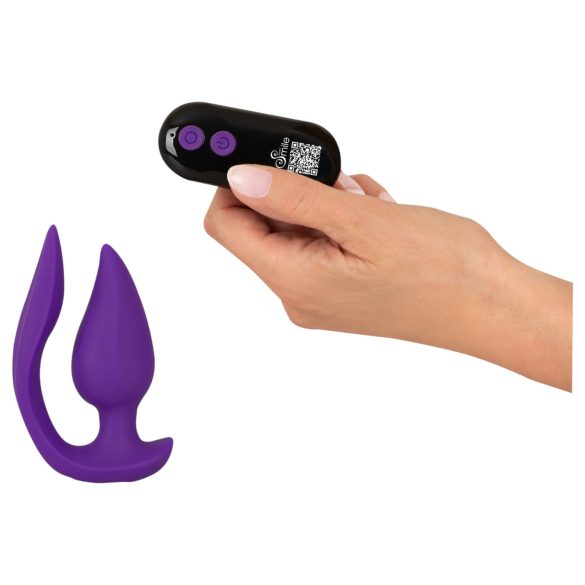 Smile - 2in1 anaal vibrator en clitorisstimulator (paars)