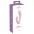 Beau Coeur Cerya - mini vibrator met clitorisstimulator - lichtroze