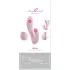Beau Coeur Cerya - mini vibrator met clitorisstimulator - lichtroze