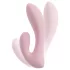 Beau Coeur Cerya - mini vibrator met clitorisstimulator - lichtroze
