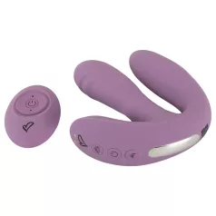   Beau Coeur Mireva - vibrator met drie armen - afstandsbediening - paars