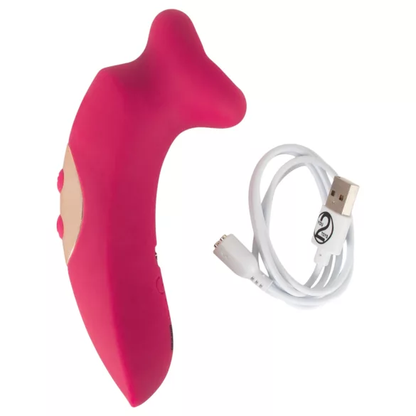 You2Toys Oral Fun - zuigende en likkende clitorisstimulator (roze)