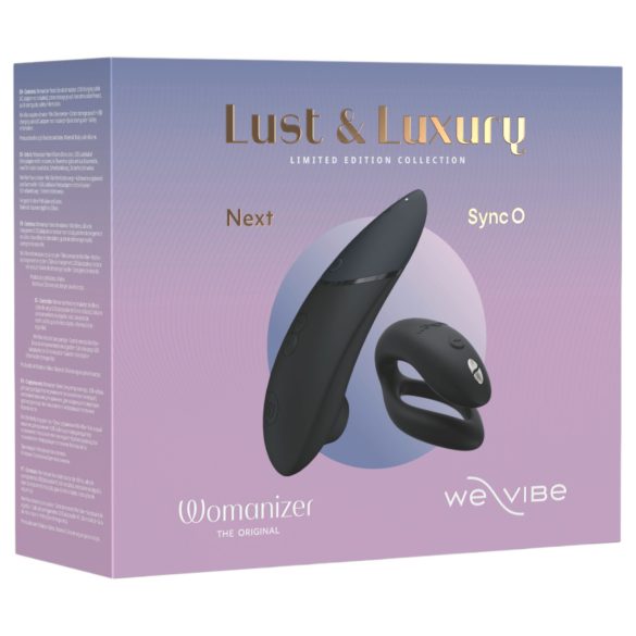 Womanizer Lust&Luxury - clitoris- en duo vibrator set - zwart