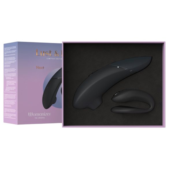 Womanizer Lust&Luxury - clitoris- en duo vibrator set - zwart