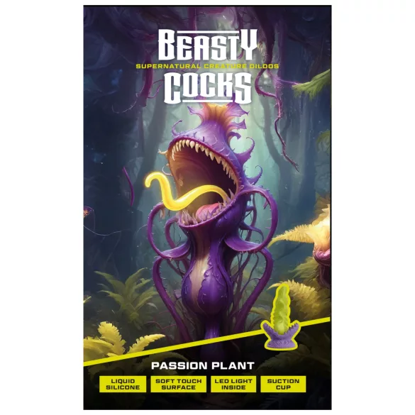 Beasty Cocks - dildo - glow in the dark - groen